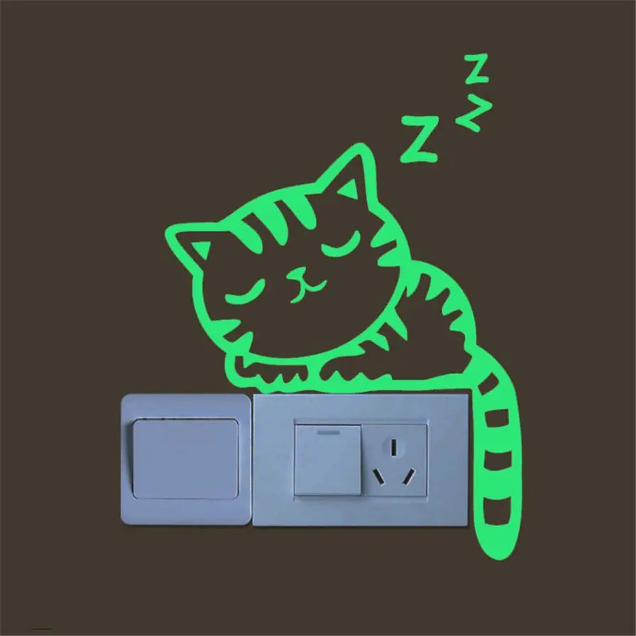 Glow-in-the-Dark Stickers and Switch Decor