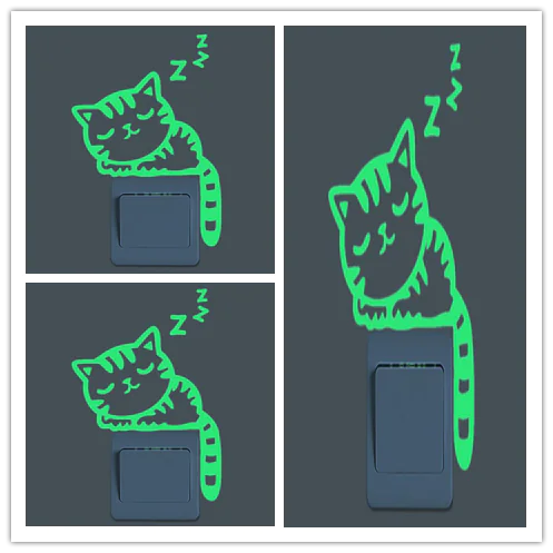 Glow-in-the-Dark Stickers and Switch Decor